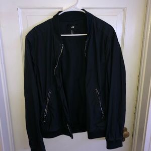 Navy bomber jacket